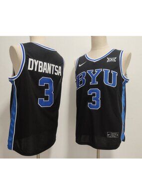 AJ Dybantsa Black Stitched Jersey
